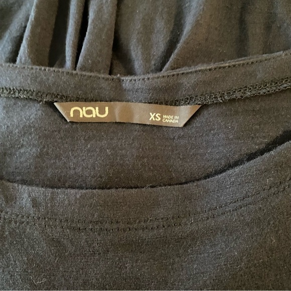 Nau Merino Wool Midi Dress 3/4 sleeves size XS - Picture 3 of 6